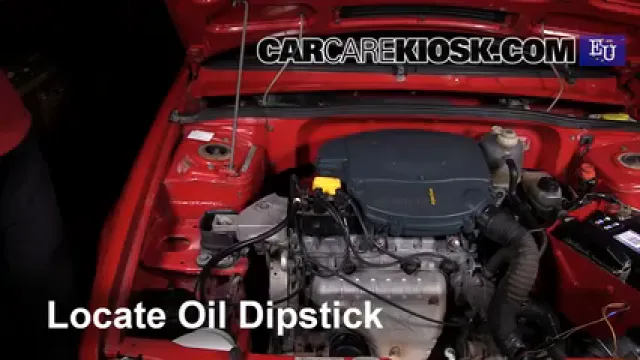 2002 Dacia SupeRNova MPI 1.4L 4 Cyl. Huile Vérifier le niveau de l'huile